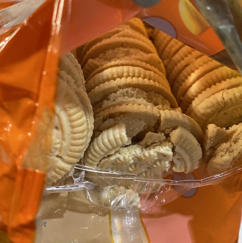 CLOUD STAR Wag More Bark Less Human Grade Peanut Butter Sandwich Cookie Dog Treats, 11.8oz tray