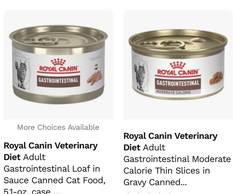 Royal canin veterinary diet gastrointestinal moderate calorie canned cat cheap food