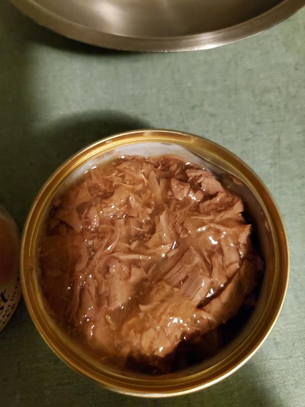 lazy large chunks a dog might like. cats... no