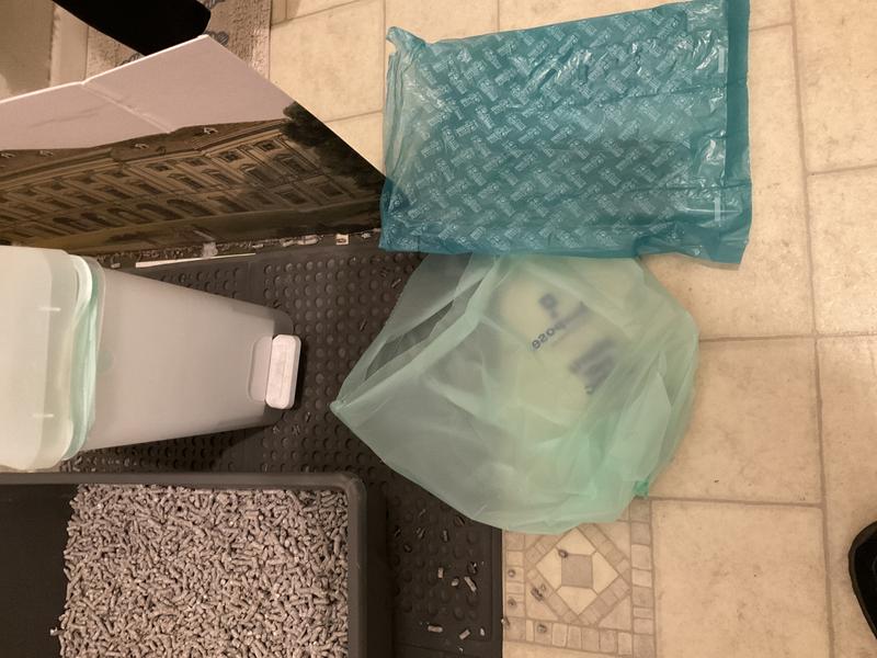 FRESH KITTY Deluxe Cat Litter Scoop Waste Bag Refills, Color Varies, 80