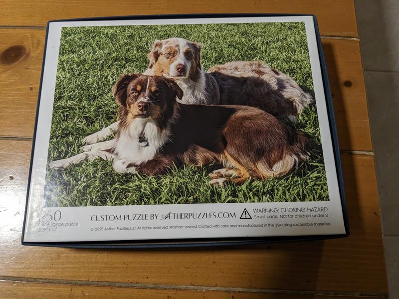 Picture on the back of the box