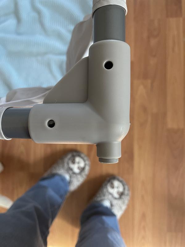 Buttons inside the poles.