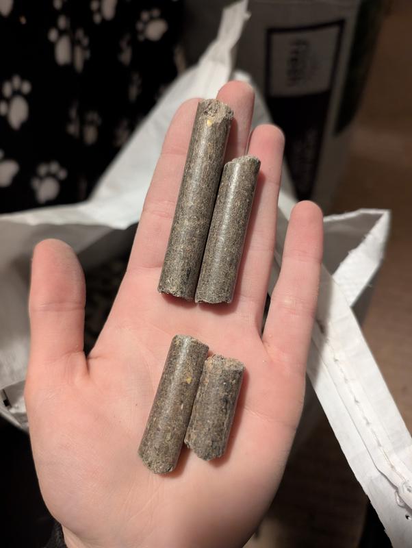 Giant pieces, these are the main sizes