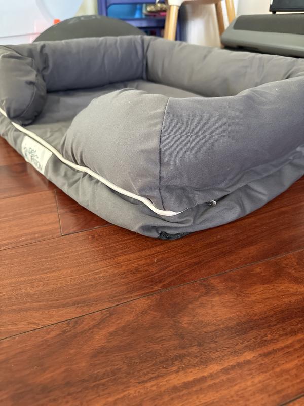 PetFusion BetterLounge Orthopedic Dog Bed – Memory Foam, Waterproof, Large, Grey