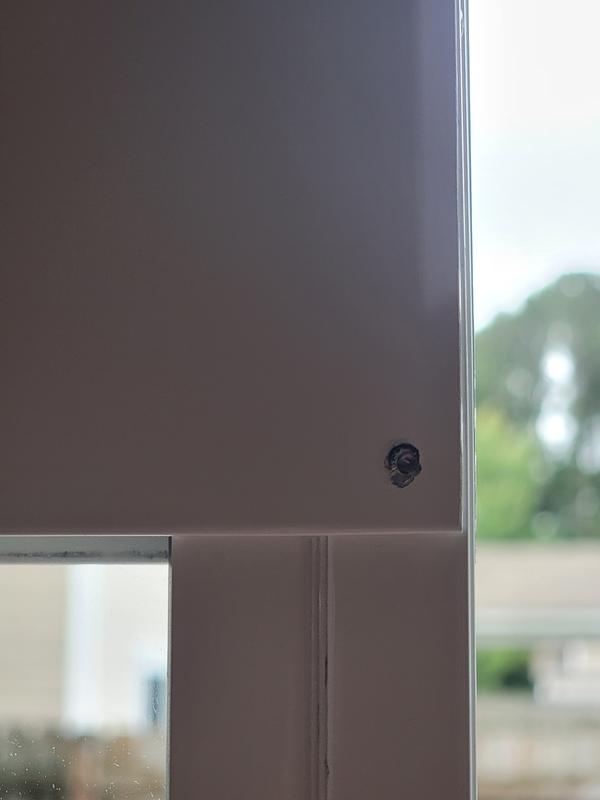 PETSAFE Sliding 81in Glass Pet Door, White, Medium