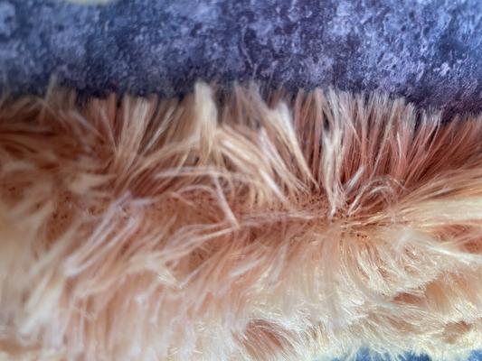 Thin fur fabric