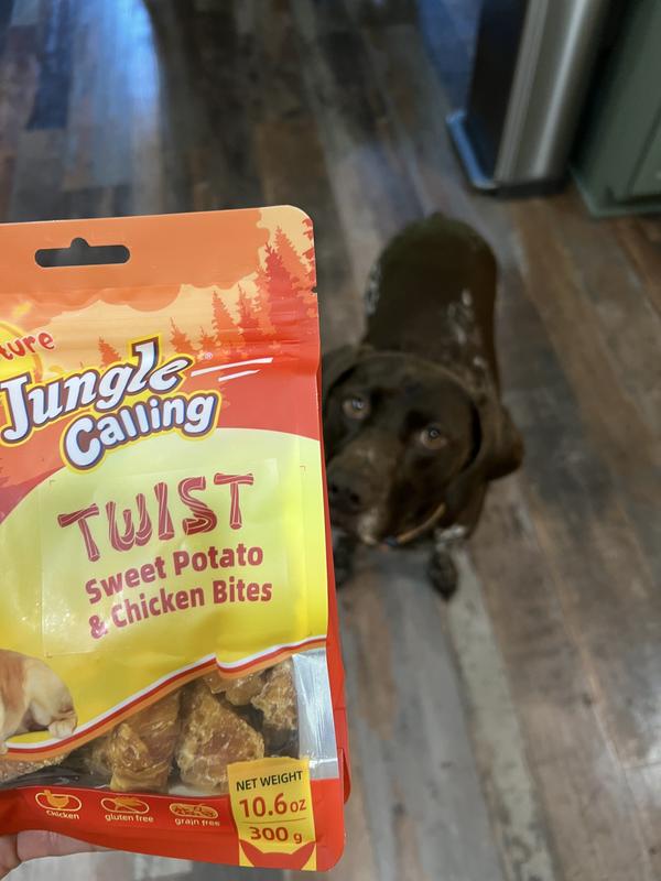 He’s very interested in this bag!