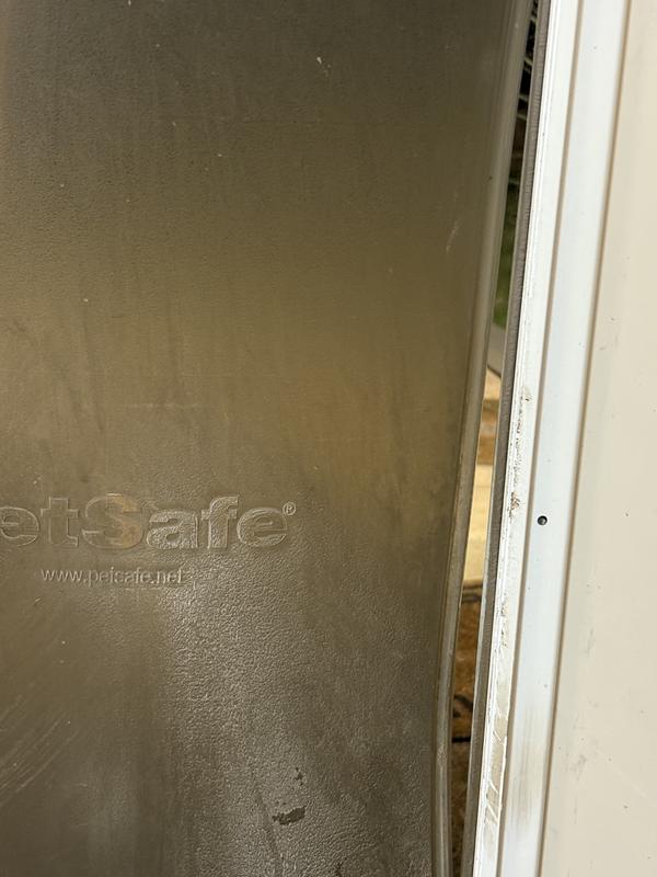 Zoomed photo of warp.