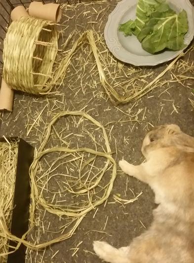 She'll leave the strands lying around.