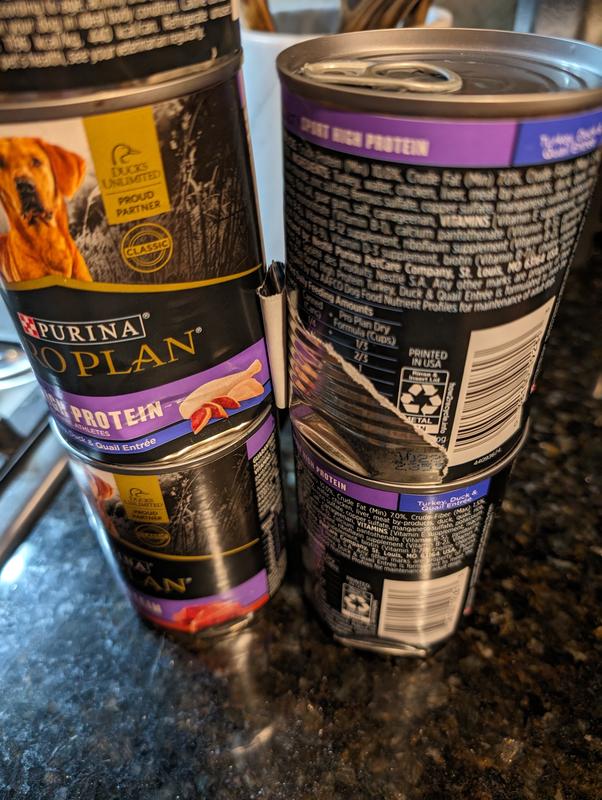 Every can is dented