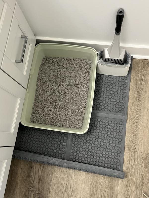 petcha PETLINKS Purrfect Paws Cat Litter Mat, X-Large, Gray - Chewy.com