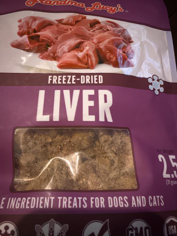 Entire package filled with crushed treats