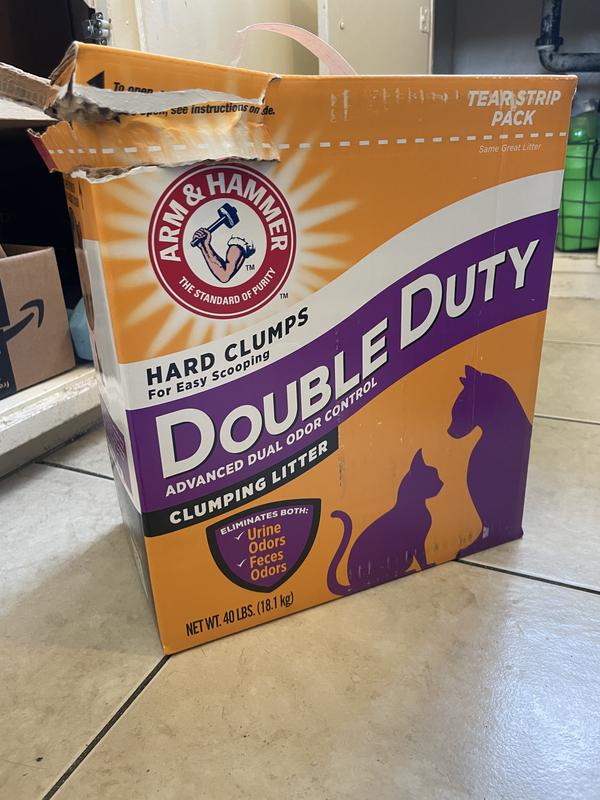 Double duty arm and hammer outlet litter