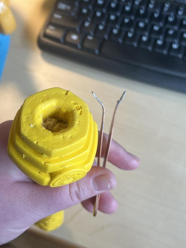 Bent my tweezers after I tried to take out the leftover