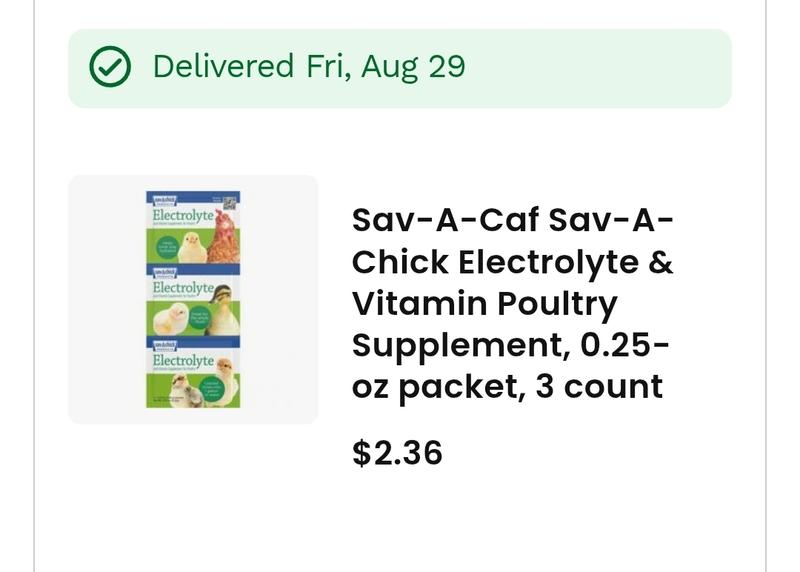 My delivery confirmation