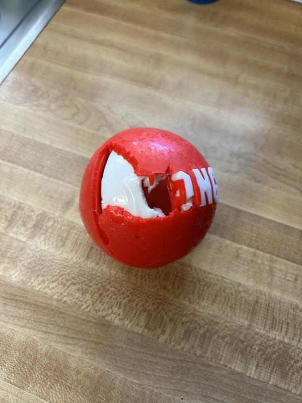 KONG Signature Balls Dog Toy, 2pack, Red, Large