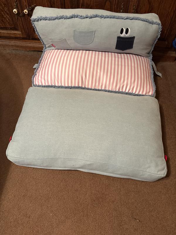 Dog bed which converts into a couch.