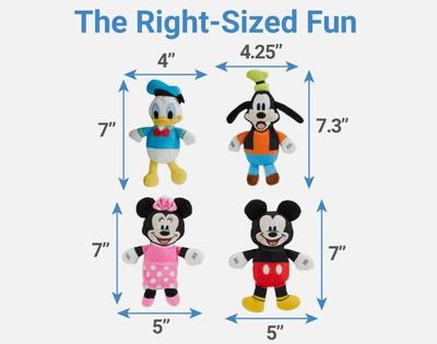 Disney Mickey Mouse's Car Hide & Seek Puzzle Plush Squeaky Dog Toy