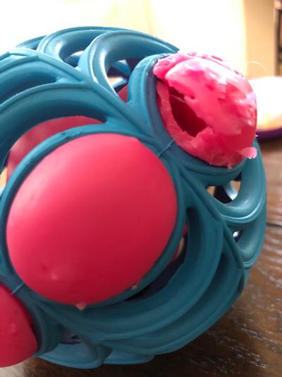 Discontinued - JW PET Arachnoid Ball Dog Toy, Color Varies, Small ...