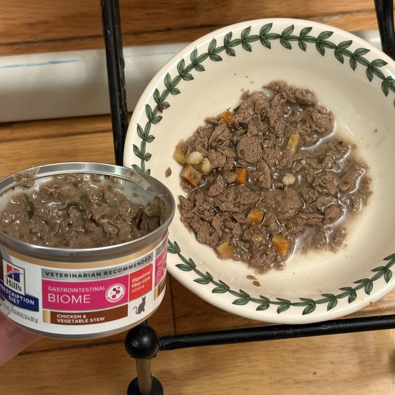 I add some warm water to it.