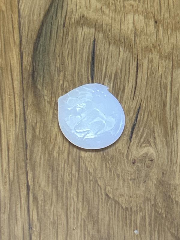 JW logo (and my dog’s teeth marks) visible on ejected piece