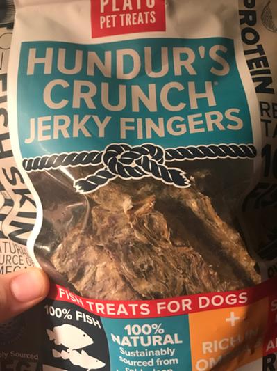 Hundur's crunch fish treats for outlet dogs