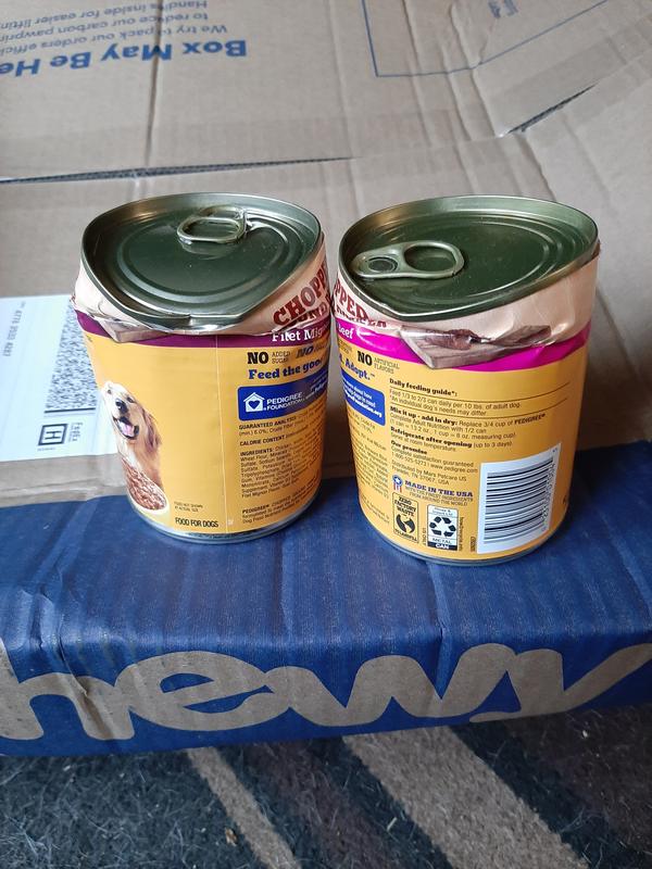 Damaged cans