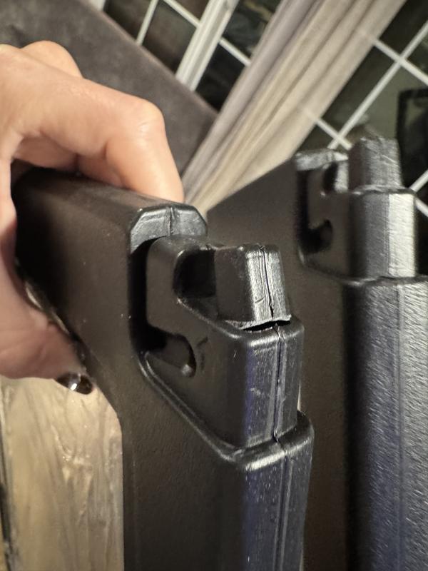 Plastic is falling apart