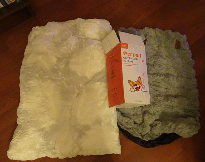 How it arrived before stuffing fluffed up