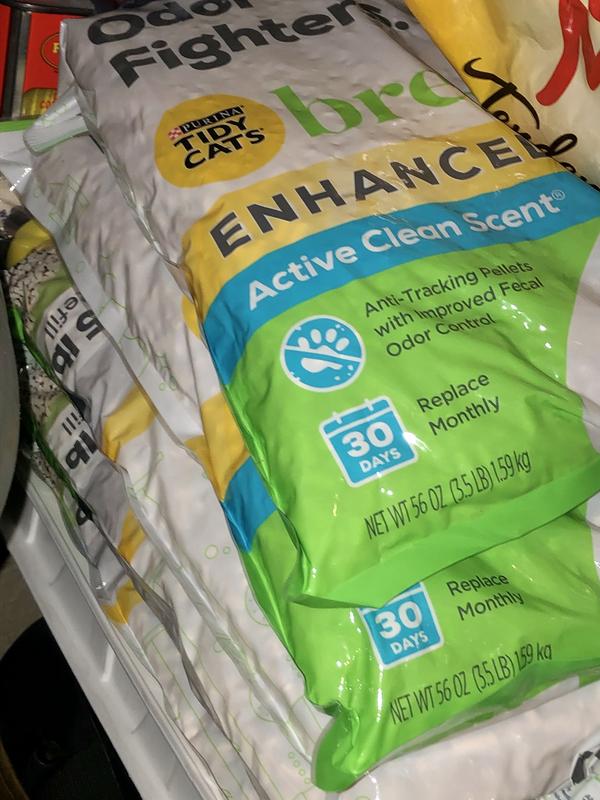 TIDY CATS Breeze Cat Litter Enhanced Pellets Refill, 7lb bag, bundle