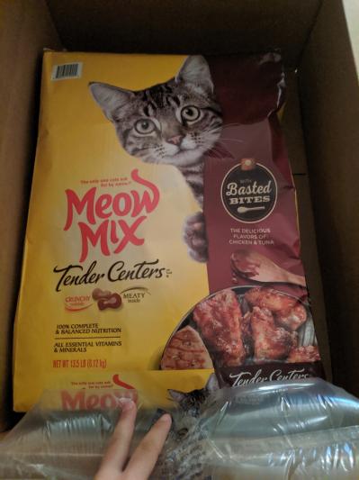 Meow Mix Cat Food, with Basted Bites, Chicken & Tuna