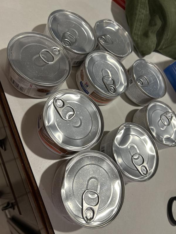 Damaged cans