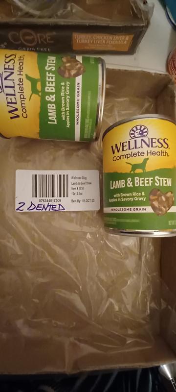 Wellness lamb clearance and beef stew