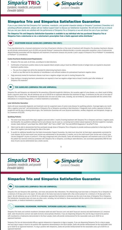 reimbursement/ treatment coverage guarantee