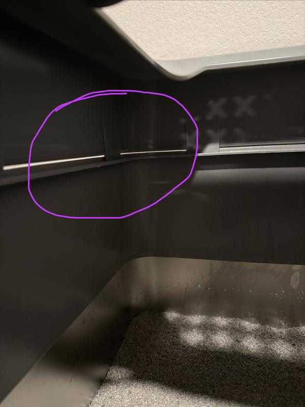 Gaping hole that urine streams out of.