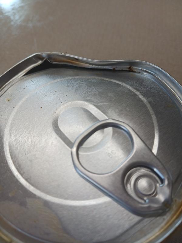 Damaged can