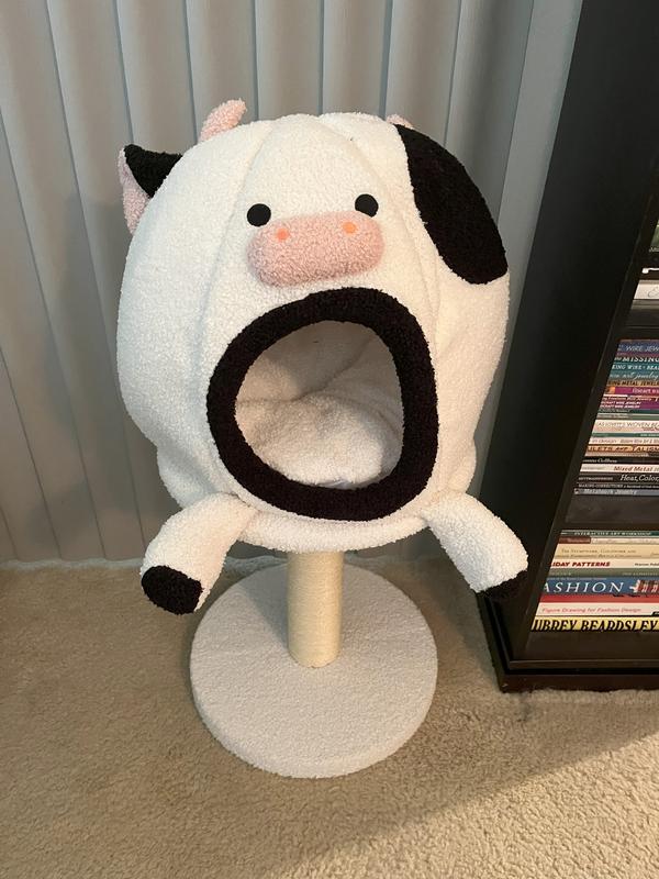 Cat bed mounted on Scratcher