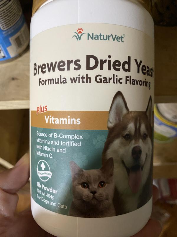 Naturvet brewer's yeast & best sale garlic powder