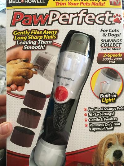 Paw perfect nail hot sale trimmer for dogs