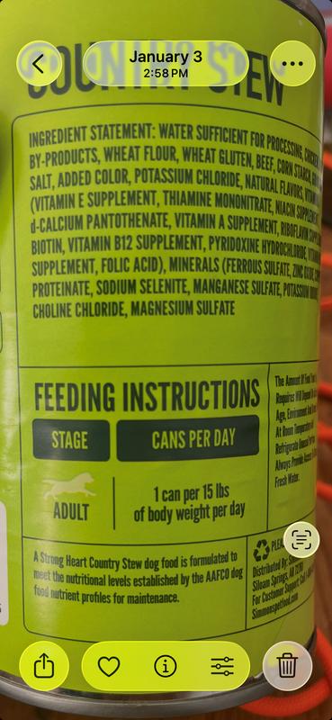 Looks like 4 cans for a 60lb dog