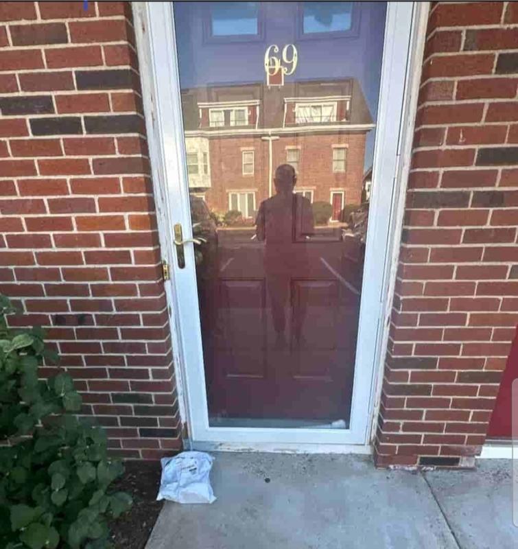 This is my house. If you look at the house where the package was left, it isn't even close.