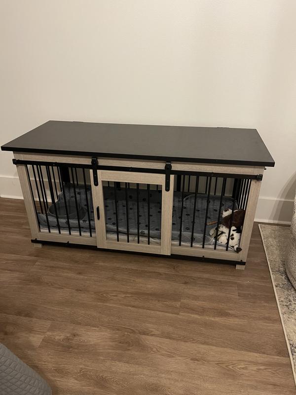 Temporarily Unavailable FRISCO "Rockford" Dog Crate Credenza & Mat
