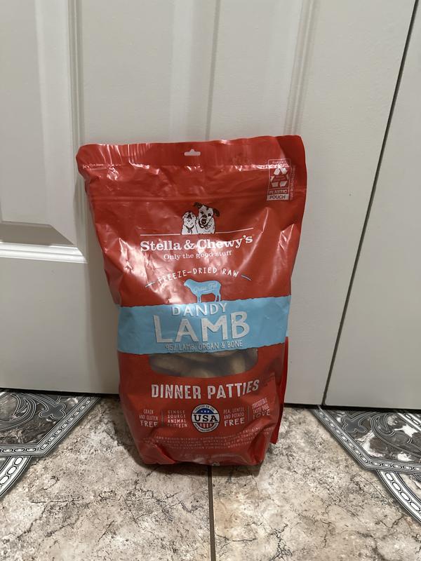 STELLA CHEWY S Dandy Lamb Dinner Patties Freeze Dried Raw Dog Food reviews Chewy