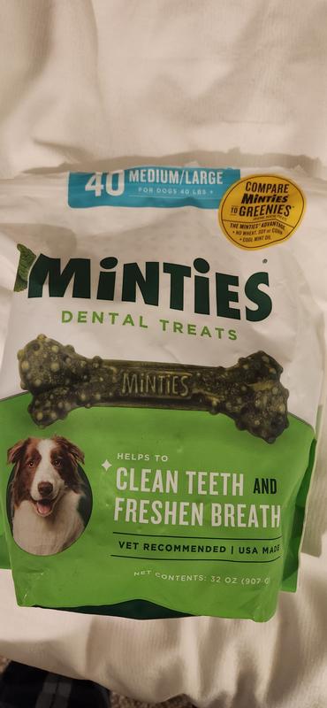 Minties dog outlet treats ingredients