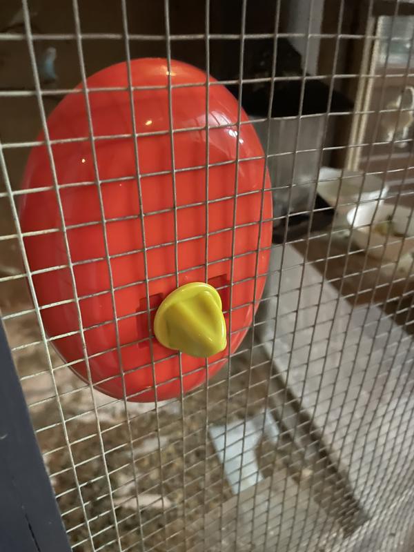 The container unhooks from the back, so it's very easy to refill the container (without having to remove the entire system).