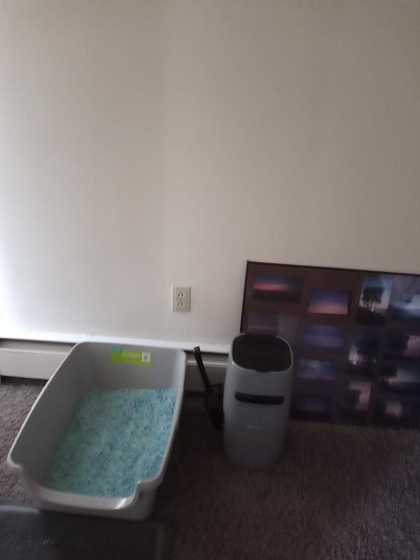 LITTER GENIE Plus Cat Litter Disposal System, Silver