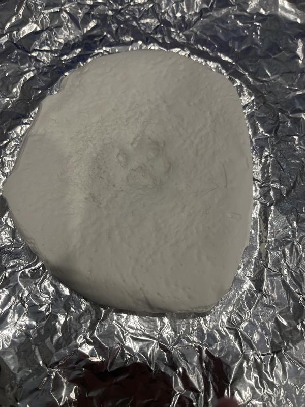 After I have pressed them in with an end of a brush