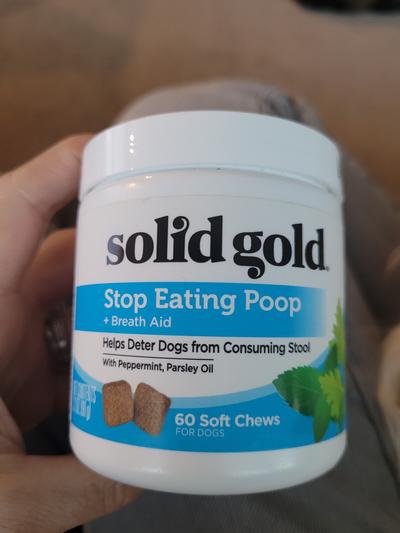 Solid gold stop sales eating poop powder