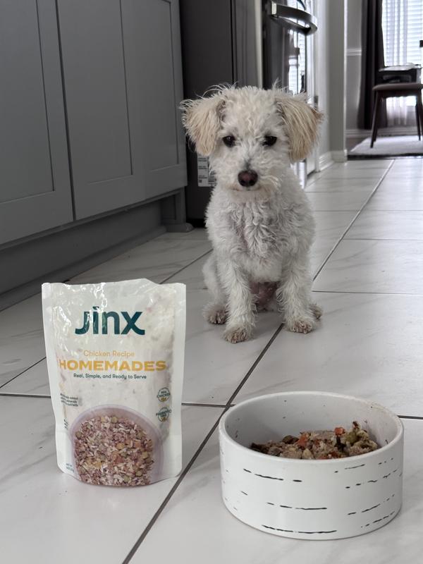JINX Chicken Homestyle Wet Dog Food, 9oz pouch, case of 12