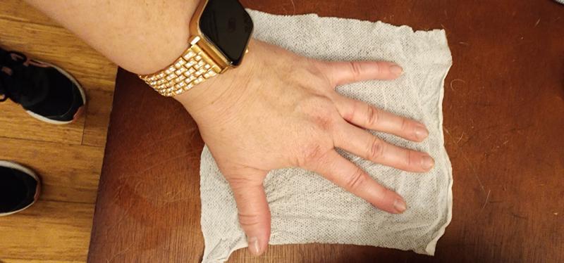 Look at how big these wipes become after activating!